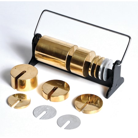 United Scientific Deluxe Slotted Weight Set Of 12, With Ra WHST12